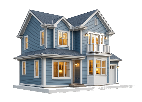 Modern rental property managed by EvimAI